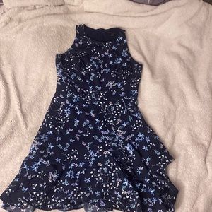 Blue Flowered Dress